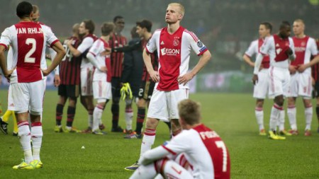 Ajax speelt gelijk tegen AC Milaan